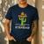 Fun Hilarious Stepfather Humor Stepdad Men's Casual T-Shirt Navy