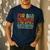 Fur Dad Man Myth Snack Dealer Paw Cat Dog Father's Day Men's Casual T-Shirt Navy