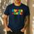 Gamer Aunt Super Auntie Gaming Matching Dad & Mom Kids Men's Casual T-Shirt Navy