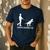German Shepherd Dad Dinosaur GSD Owners Father's Day Men's Casual T-Shirt Navy German Shepherd Dad Dinosaur GSD Owners Father's Day Men's Casual T-Shirt Navy