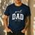 Girl Dad Est 2024 Dad Of Girls Father's Day Men's Casual T-Shirt Navy