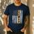 Girl Dad Father's Day Dad Daughter Dad Of Girls Outnumbered Men's Casual T-Shirt Navy