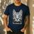 Glitch Weird Cat Kitten Optical Illusion Cat Mom Dad Men's Casual T-Shirt Navy Glitch Weird Cat Kitten Optical Illusion Cat Mom Dad Men's Casual T-Shirt Navy