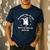 Go Ahead Tell My Dad What's He Gonna Do Haunt Me Halloween Men's Casual T-Shirt Navy