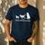 Golden Retriever Mom Dad Puppy Dog Owner Dog Lover Men's Casual T-Shirt Navy