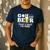 Golf And Beer Joke Dad Fathers Day Drinking Birthday Small Men's Casual T-Shirt Navy
