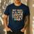 Groovy My Aunt Is So Much Cooler Than My Dad On Back Kids Men's Casual T-Shirt Navy