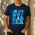 Groovy In My Boy Dad Era For Fathers Day Men's Casual T-Shirt Navy Groovy In My Boy Dad Era For Fathers Day Men's Casual T-Shirt Navy