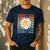 Groovy Dad Matching Outfit Fathers Day Family Retro Vintage Men's Casual T-Shirt Navy Groovy Dad Matching Outfit Fathers Day Family Retro Vintage Men's Casual T-Shirt Navy