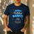 Happy Birthday Daddy Dad Birthday Bday Costume Family Party Men's Casual T-Shirt Navy