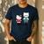 Hello Kitty Best Dad Fathers Day Small Men's Casual T-Shirt Navy