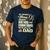 Hero Wears Dog Tags Combat Boots Proud Army Dad Father Men's Casual T-Shirt Navy