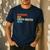 Husband Dad Firepit Master Hero Men's Casual T-Shirt Navy