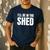 I'Ll Be In The Shed For Dad Men's Casual T-Shirt Navy