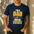 I'm A Dad And Engineer Father Day Engineering Men's Casual T-Shirt Navy