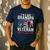 I'm A Dad Grandpa And Veteran Retro Papa Grandpa Men's Casual T-Shirt Navy