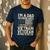 I'm A Dad Grandpa And A Vietnam Veteran Nothing Scares Me Men's Casual T-Shirt Navy I'm A Dad Grandpa And A Vietnam Veteran Nothing Scares Me Men's Casual T-Shirt Navy