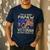 I'm A Dad Papaw And Veteran Retro Dad Papa Grandpa Men's Casual T-Shirt Navy