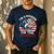 I'm Hooker On The Weekends Dirty Bass Dad Fishing Men's Casual T-Shirt Navy
