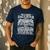 I'm a Lucky Daughter I Have Crazy Dad Daddy Family Men's Casual T-Shirt Navy