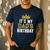 It's My Dad's Birthday Party Family Matching Small Men's Casual T-Shirt Navy