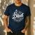 Just A Dad Who Always Came Back With The Milk Men's Casual T-Shirt Navy