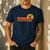 Karate Dad Martial Arts Retro Men's Casual T-Shirt Navy