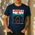 Lab Jowls Tee Labrador Retriever Mom Top Dad Men's Casual T-Shirt Navy