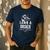 Lawn & Order Special Mowing Unit Dad Joke Lawn Mower Men's Casual T-Shirt Navy