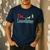 Lawn Mowing Lawnfather Dad Lawn Mower Gardening Men's Casual T-Shirt Navy
