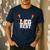 Leg Rest Naughty Dad Joke Vagitarian Lesbian Men's Casual T-Shirt Navy