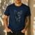 Long Haired Chihuahua Dog For Men Women Dog Mom Dad Men's Casual T-Shirt Navy