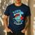 I Love My Dad Rawr Dinosaur Fathers Day Dino Toddler Boy Men's Casual T-Shirt Navy