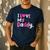 I Love My Daddy Best Dad Ever Father's Day Cool Kids Men's Casual T-Shirt Navy