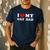 I Love My Gay Dad I Heart My Gay Dad Men's Casual T-Shirt Navy