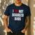 I Love Hot Divorced Dads Red Hearts Men's Casual T-Shirt Navy