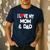 I Love My Mom & Dad Celebrate Family Mother Father Men's Casual T-Shirt Navy