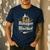 Magical Dad Manager Of Mischief Birthday Boys Girls Men's Casual T-Shirt Navy