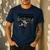 Mallard Duck Hunting Camo Easily Distracted Duck Dad Men's Casual T-Shirt Navy