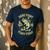 Men Here-Fishy Bass Fish Dad Fishing From Daughter Son Men's Casual T-Shirt Navy