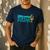 Mermaid Dad Mermaid Papa Grandpa Security Party Small Men's Casual T-Shirt Navy