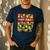 Mom And Dad Mama Birthday Boy Building Bricks Family Party Men's Casual T-Shirt Navy