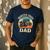 Monster Truck Dad Shirt Retro Vintage Monster Truck Shirt Men's Casual T-Shirt Navy