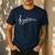 Musical Notes Music Dad Text In Treble Clef T-Shirt T-Shirt Men's Casual T-Shirt Navy