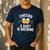 New Dad Baby Shower Cheers A Baby Is Brewing Men's Casual T-Shirt Navy New Dad Baby Shower Cheers A Baby Is Brewing Men's Casual T-Shirt Navy