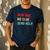 New Dad No Clue Send Help Vintage Men's Casual T-Shirt Navy