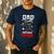 Ninja Favor Shirt For Men Dad Of The Birthday Boy Men's Casual T-Shirt Navy