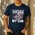 He Is Not Just A Soldier He Is My Son Proud Military Mom Dad Men's Casual T-Shirt Navy