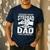 Not The Stepdad Dad That Stepped Up Fathers Day 2025 Men's Casual T-Shirt Navy