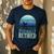Ofishally Retired Fishing Retro Retirement Dad Men Men's Casual T-Shirt Navy Ofishally Retired Fishing Retro Retirement Dad Men Men's Casual T-Shirt Navy